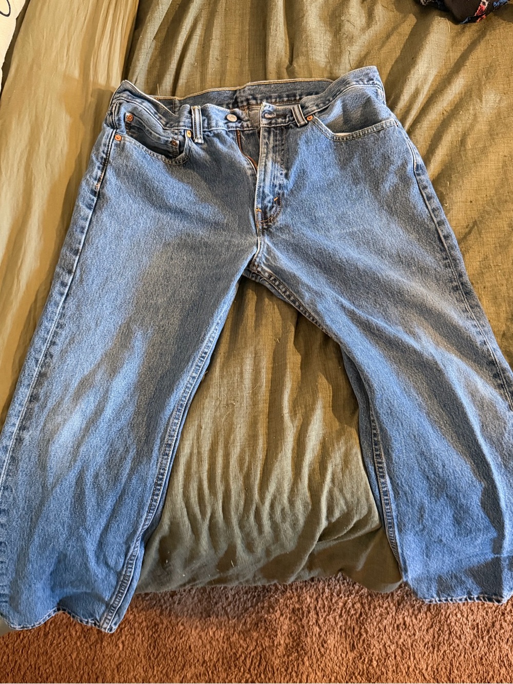 Levi's Relaxed-Fit Light Blue Denim Jeans